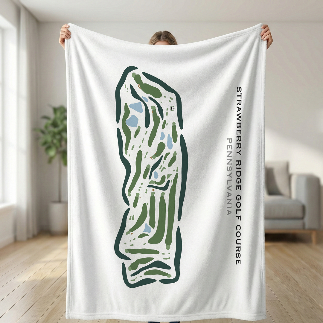 Strawberry Ridge Golf Course, Pennsylvania - Printed Golf Courses
