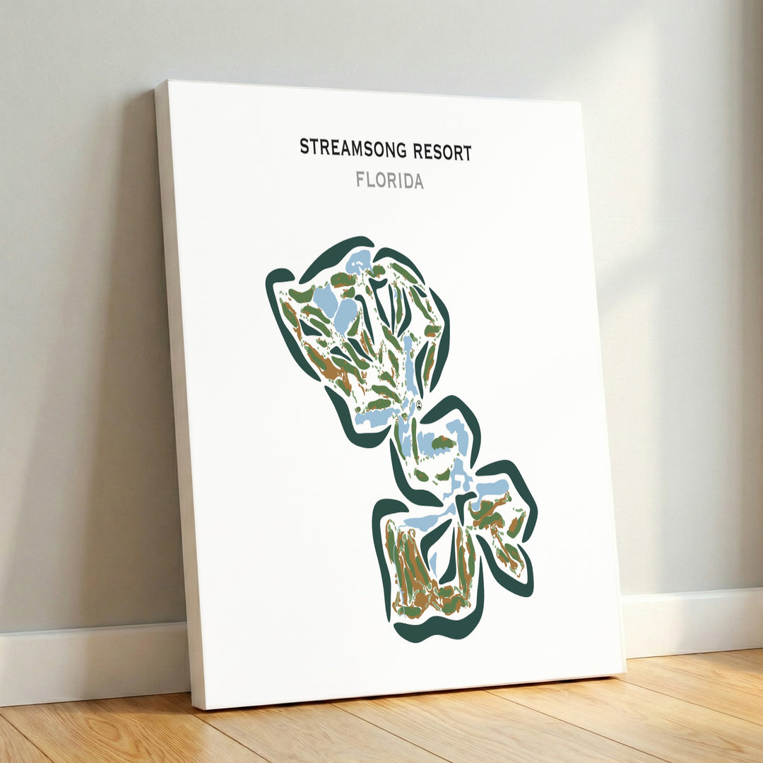 Streamsong Golf & ClubHouse, Florida - Printed Golf Courses
