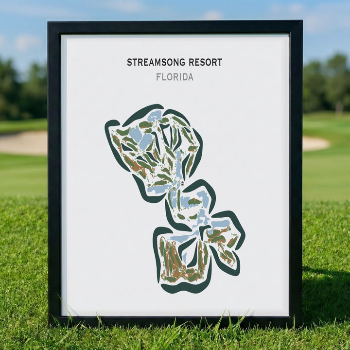 Streamsong Golf & ClubHouse, Florida - Printed Golf Courses
