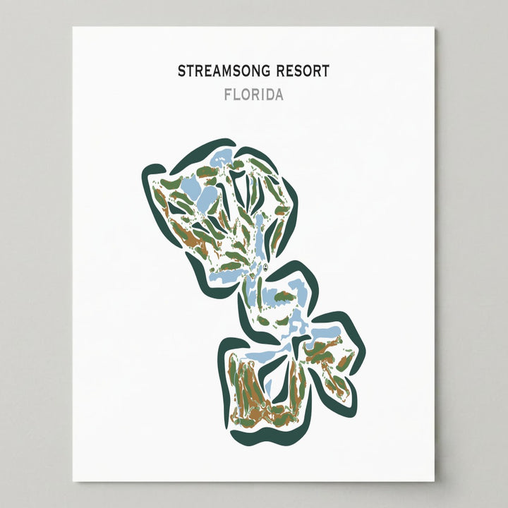 Streamsong Golf & ClubHouse, Florida - Printed Golf Courses