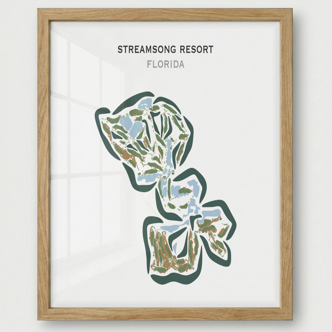 Streamsong Golf & ClubHouse, Florida - Printed Golf Courses