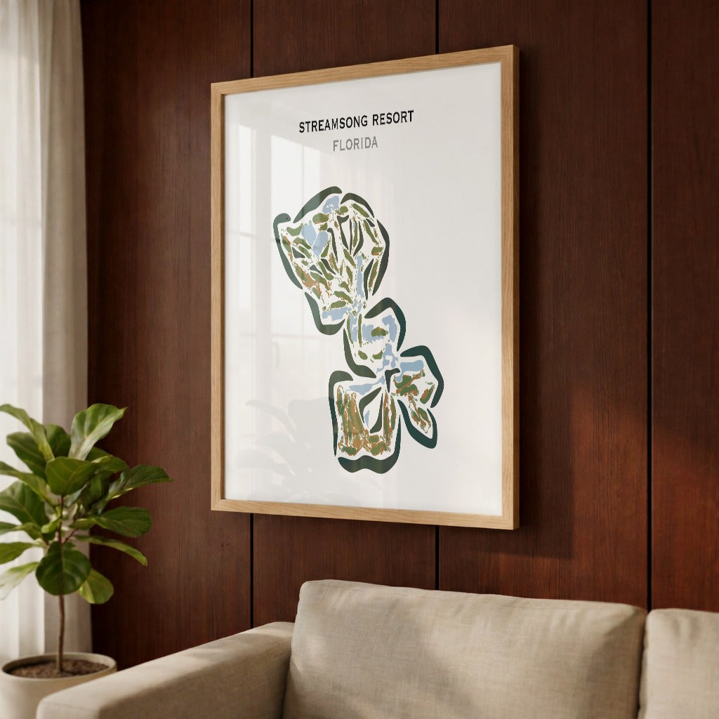 Streamsong Golf & ClubHouse, Florida - Printed Golf Courses