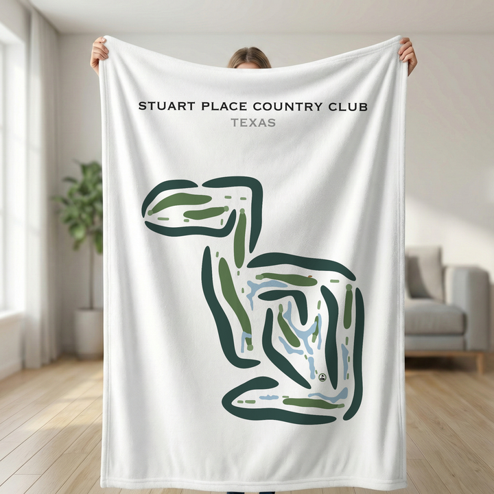 Stuart Place Country Club, Texas - Printed Golf Courses
