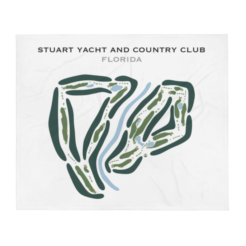 Stuart Yacht & Country Club, Florida - Printed Golf Courses