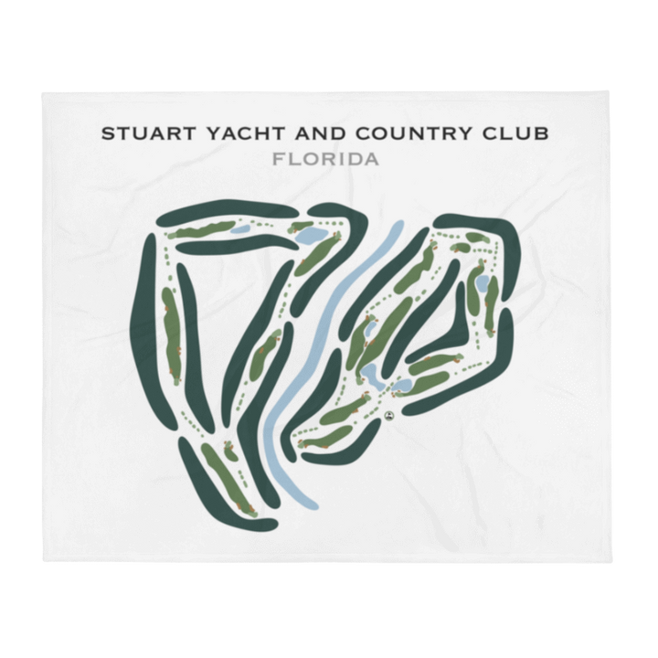 Stuart Yacht & Country Club, Florida - Printed Golf Courses