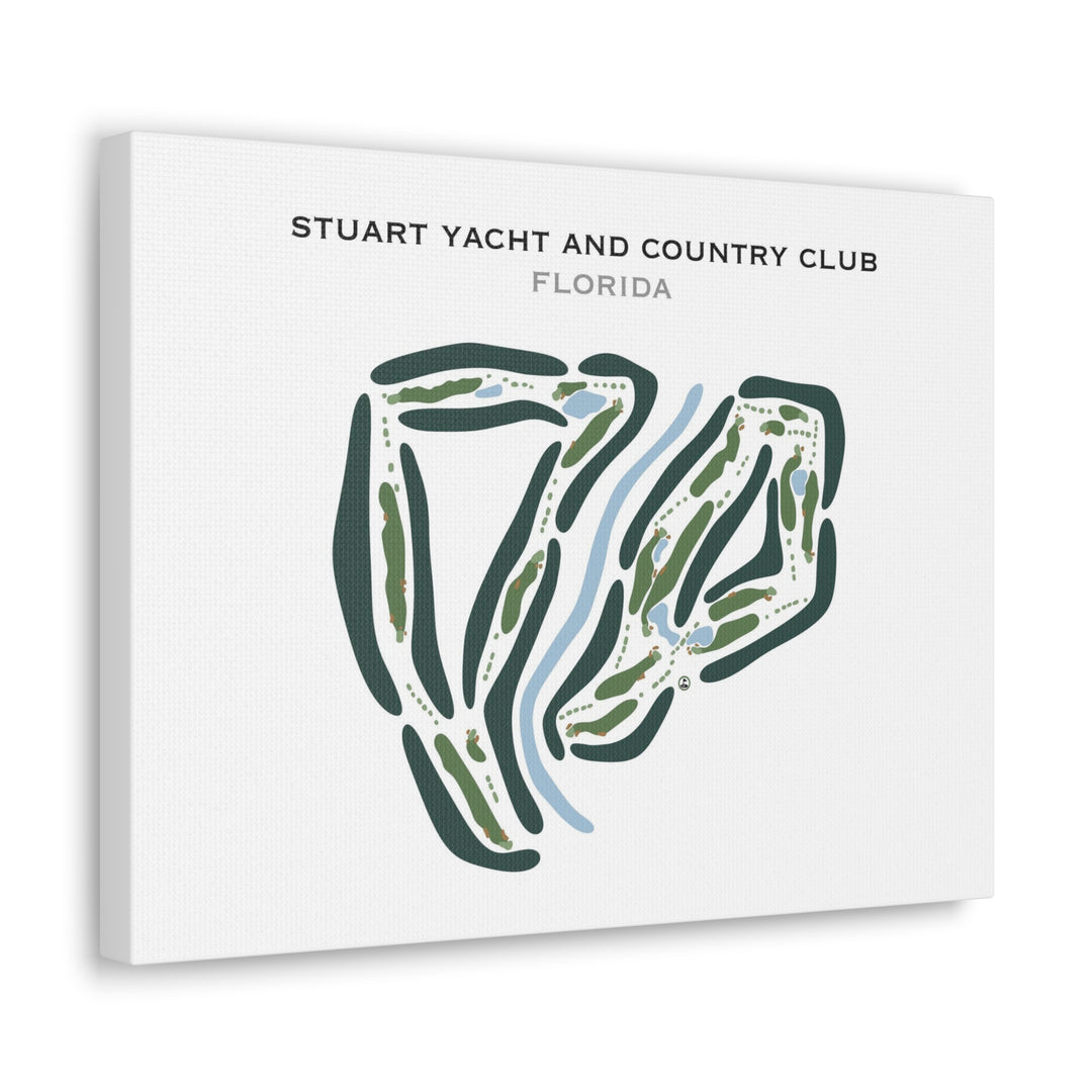 Stuart Yacht & Country Club, Florida - Printed Golf Courses