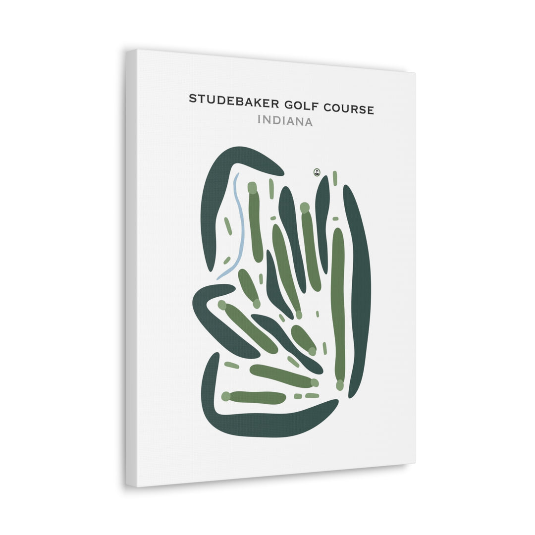 Studebaker Golf Course, Indiana - Printed Golf Courses