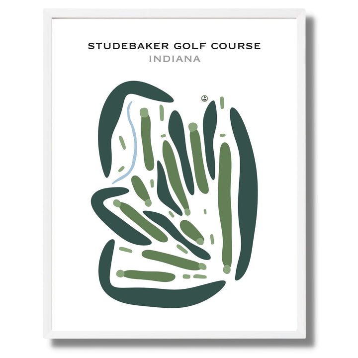Studebaker Golf Course, Indiana - Printed Golf Courses