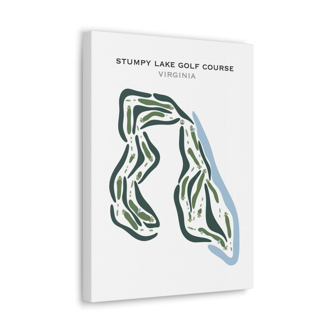 Stumpy Lake Golf Course, Virginia - Printed Golf Courses