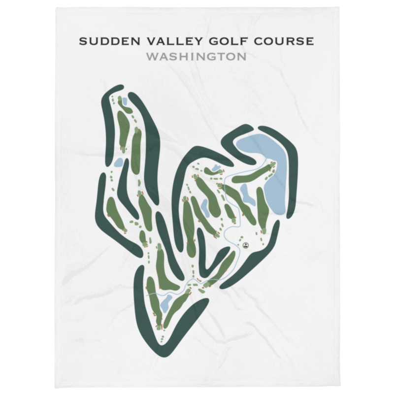 Sudden Valley Golf Course, Washington - Printed Golf Course