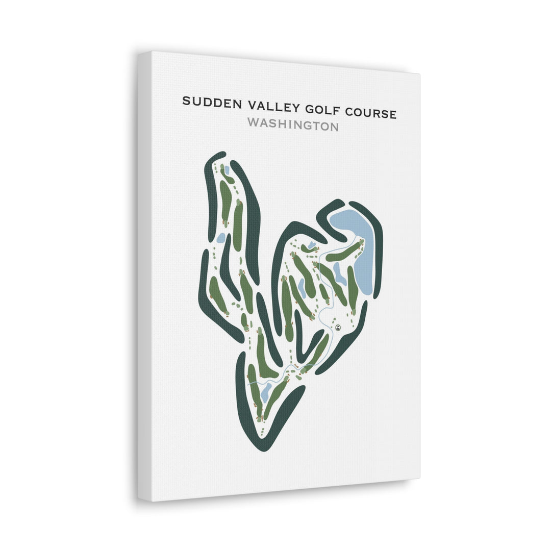 Sudden Valley Golf Course, Washington - Printed Golf Course