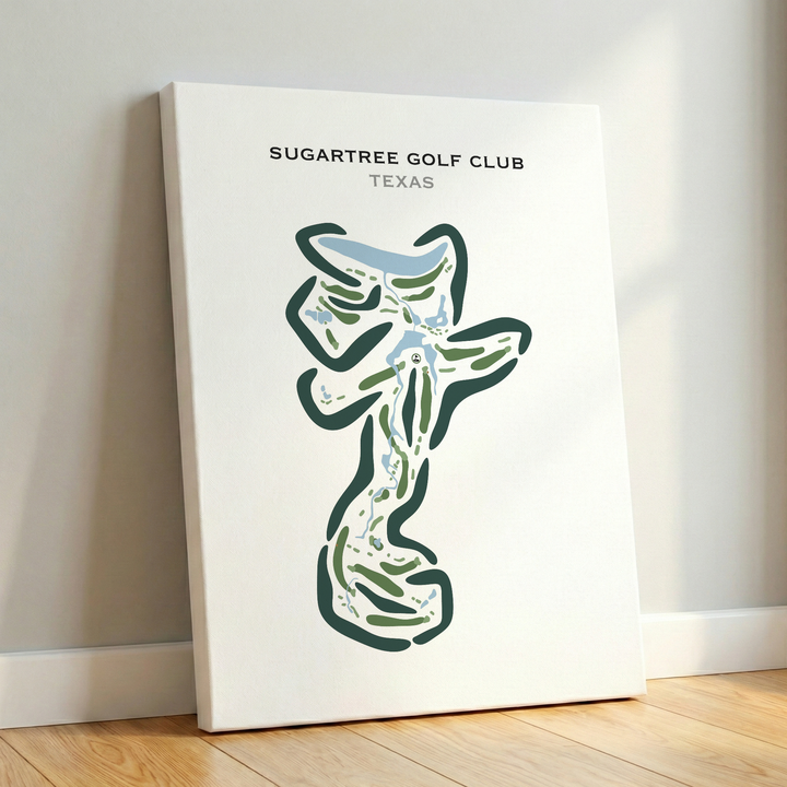 SugarTree Golf Club, Texas - Printed Golf Courses