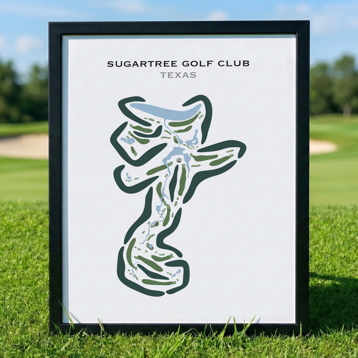 SugarTree Golf Club, Texas - Printed Golf Courses