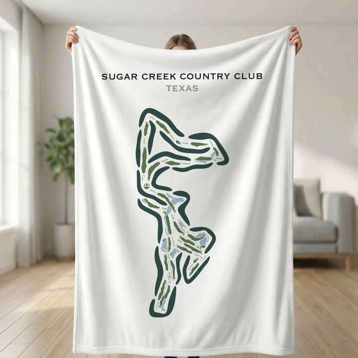 Sugar Creek Country Club, Texas - Printed Golf Course