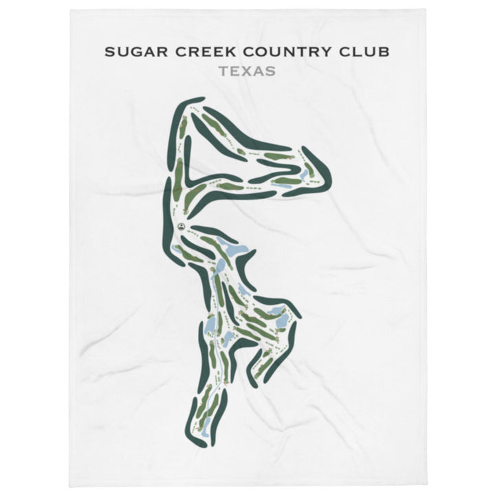 Sugar Creek Country Club, Texas - Printed Golf Course