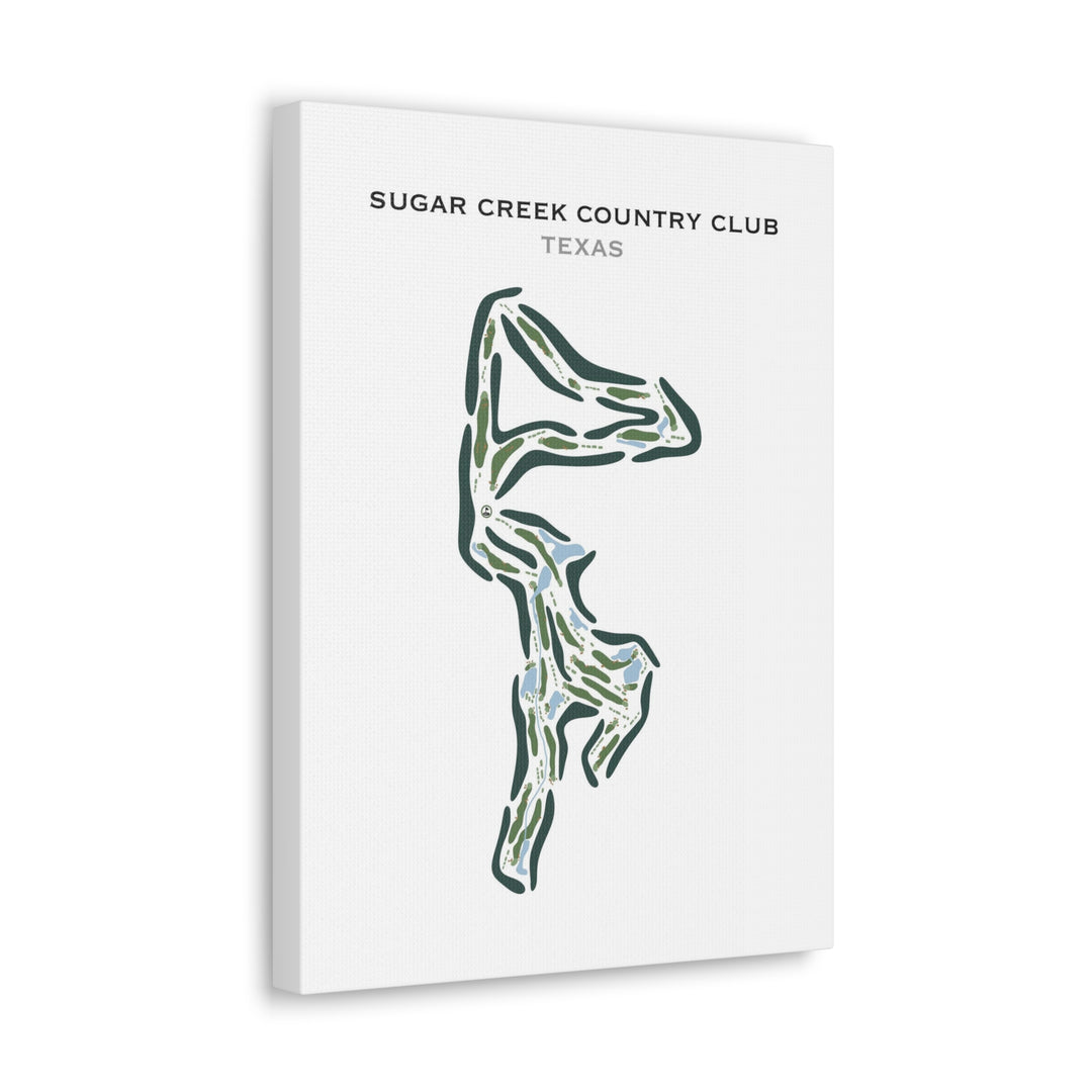 Sugar Creek Country Club, Texas - Printed Golf Course