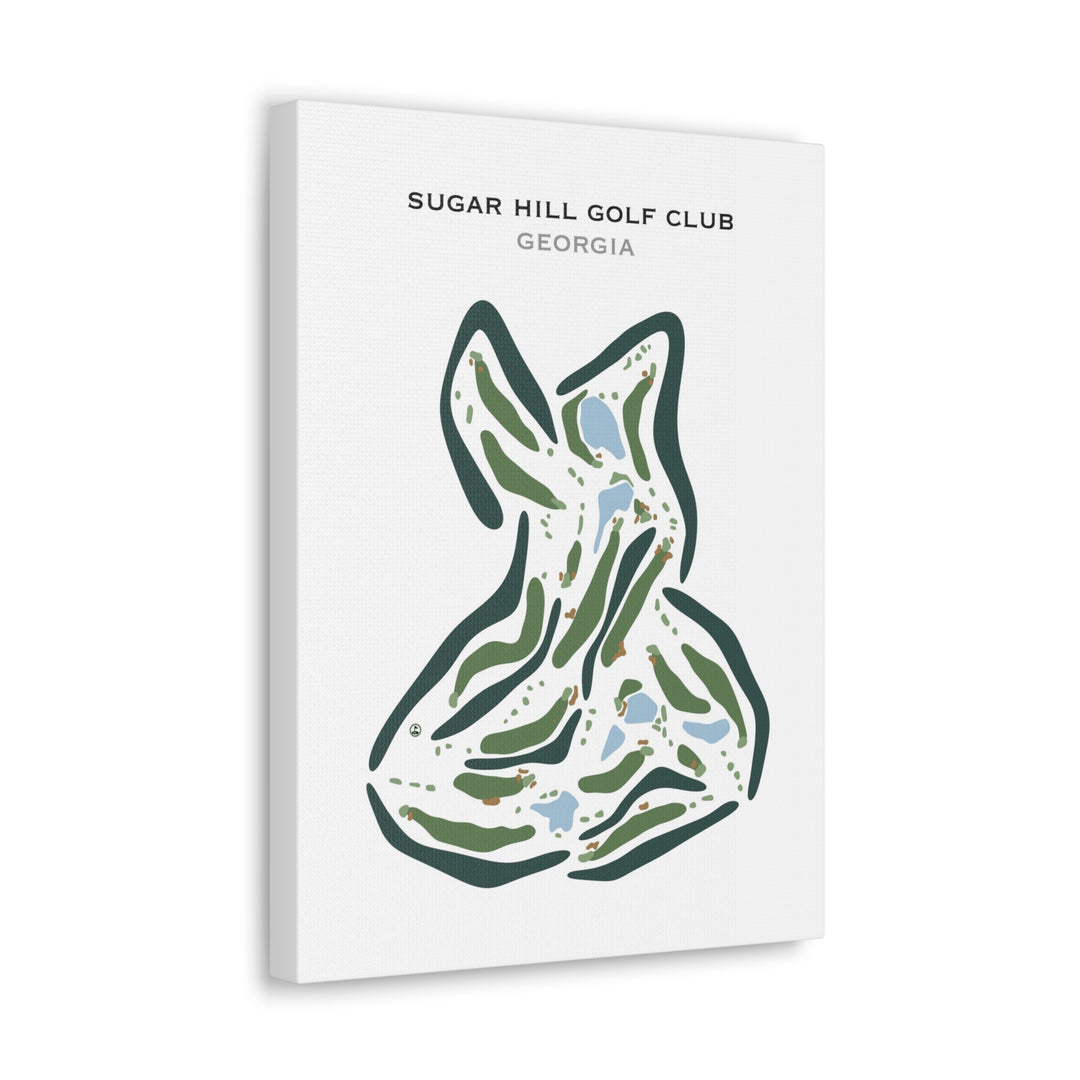 Sugar Hill Golf Club, Georgia - Printed Golf Courses