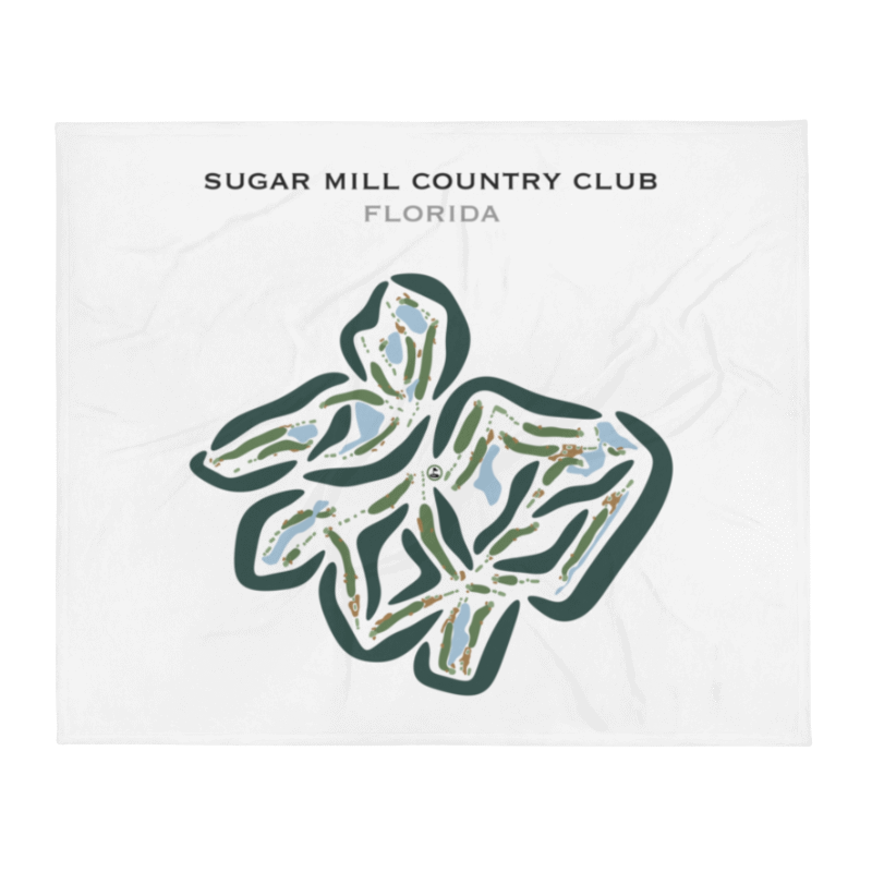 Sugar Mill Country Club, Florida - Printed Golf Courses