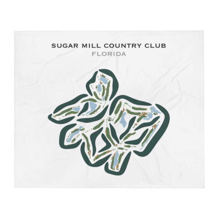 Sugar Mill Country Club, Florida - Printed Golf Courses