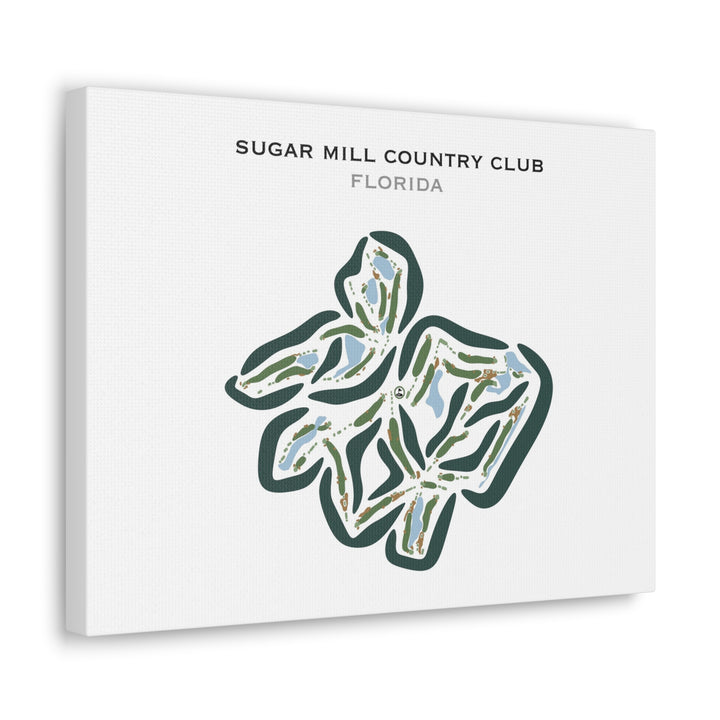 Sugar Mill Country Club, Florida - Printed Golf Courses