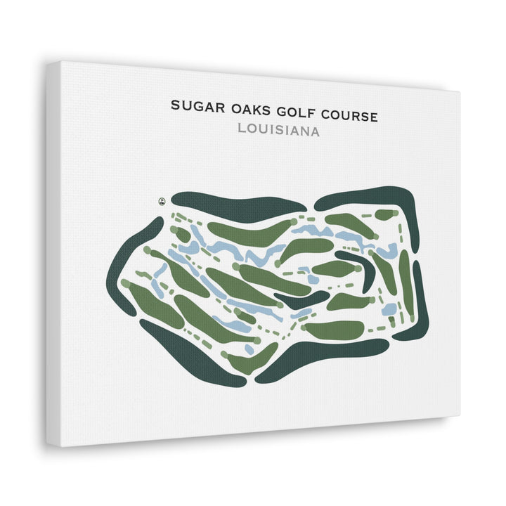 Sugar Oaks Golf Course, Louisiana - Printed Golf Courses