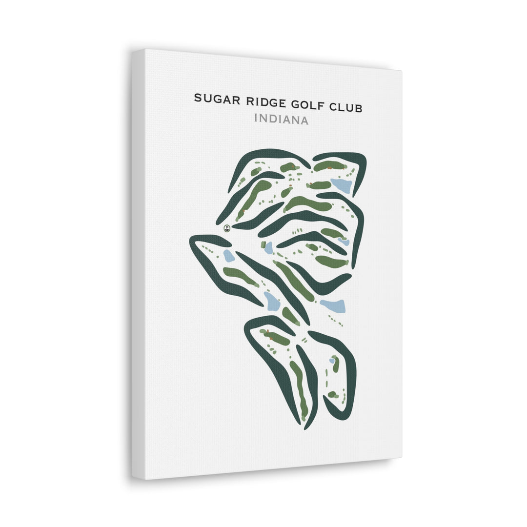 Sugar Ridge Golf Club, Indiana - Printed Golf Courses