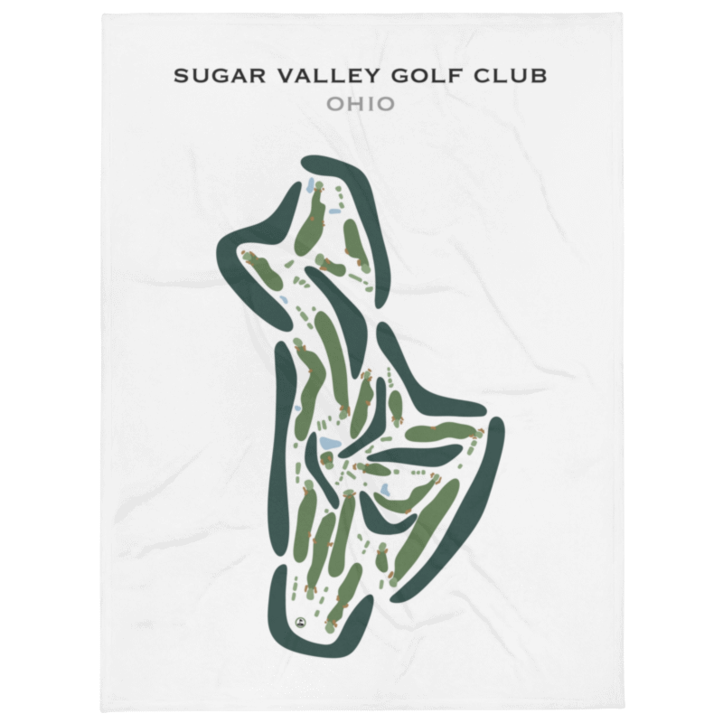 Sugar Valley Golf Club, Ohio - Printed Golf Courses