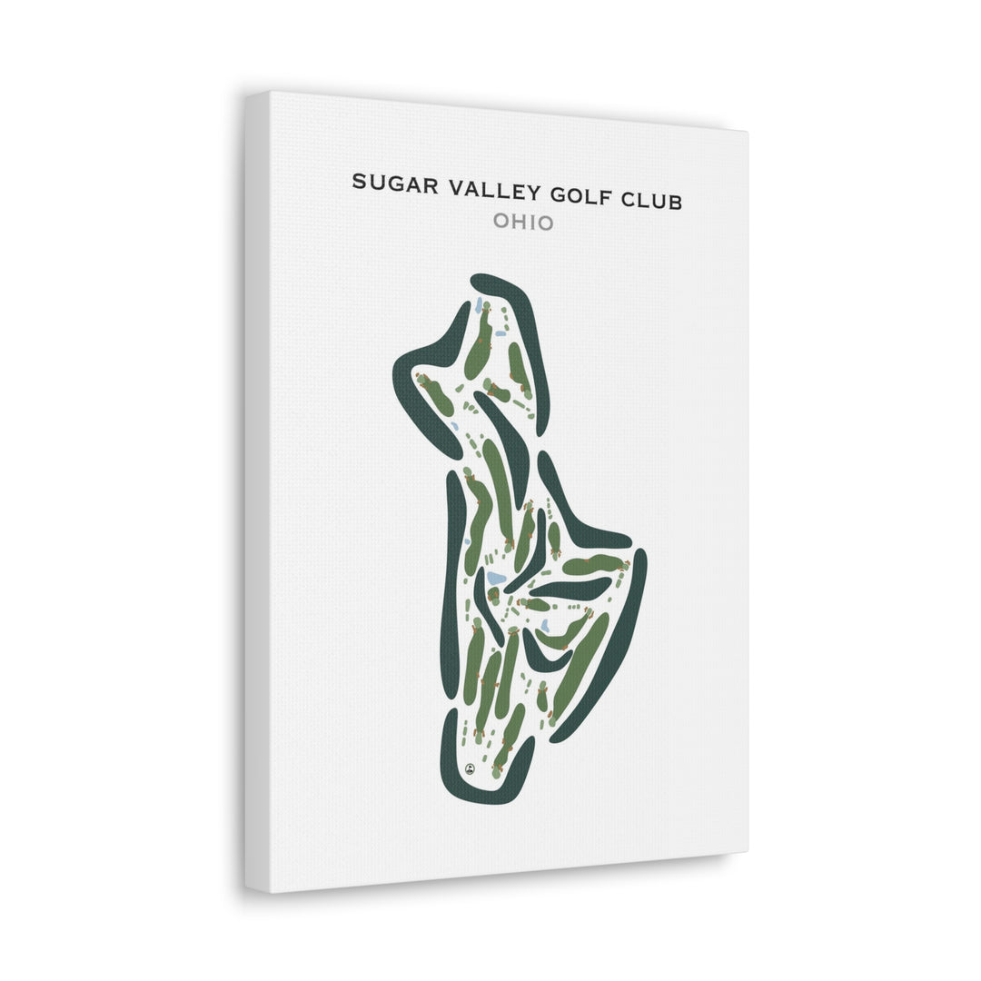 Sugar Valley Golf Club, Ohio - Printed Golf Courses