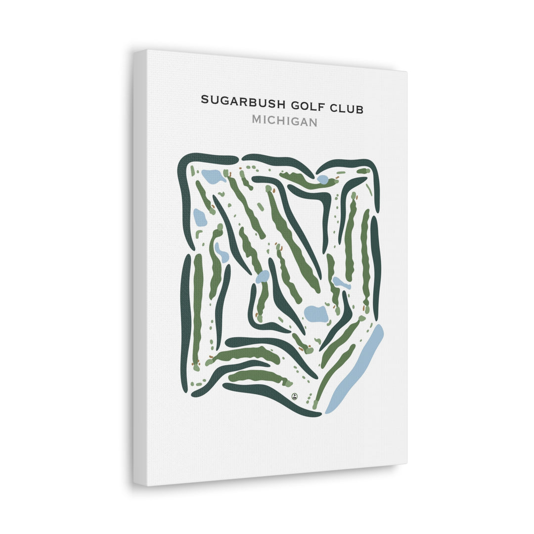 Sugarbush Golf Club, Michigan - Printed Golf Courses