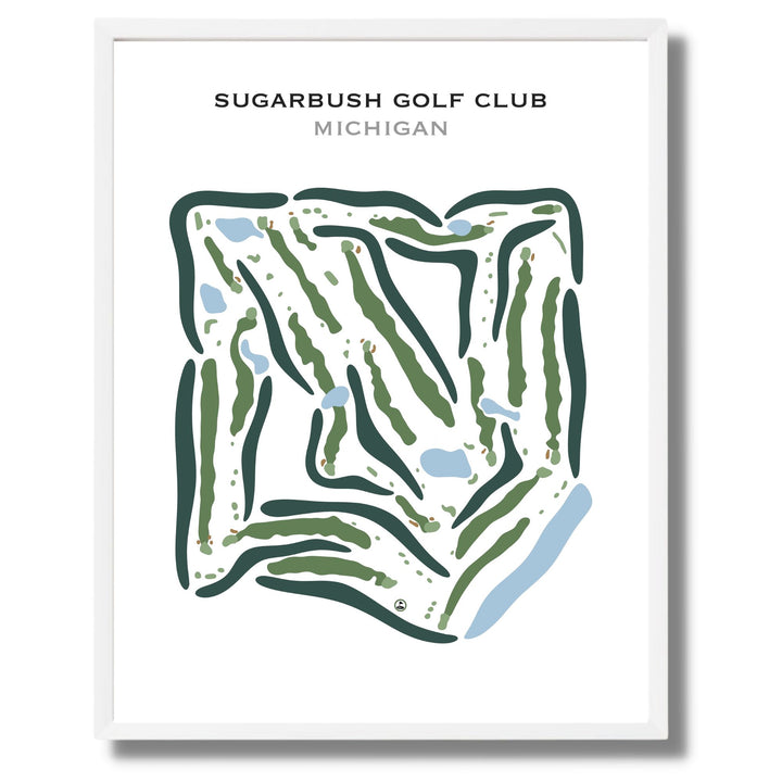 Sugarbush Golf Club, Michigan - Printed Golf Courses
