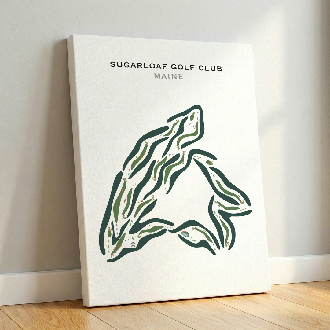 Sugarloaf Golf Club, Maine - Printed Golf Courses