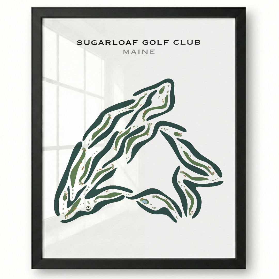 Sugarloaf Golf Club, Maine - Printed Golf Courses