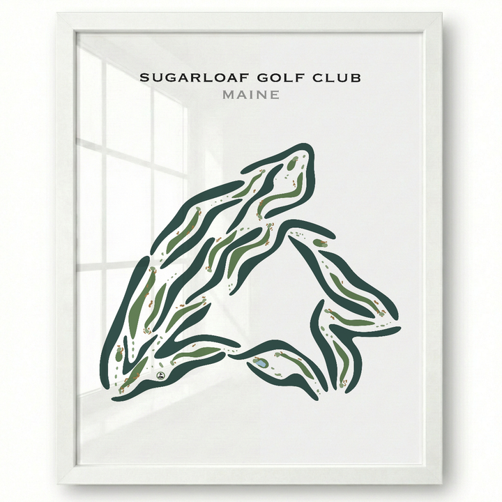 Sugarloaf Golf Club, Maine - Printed Golf Courses