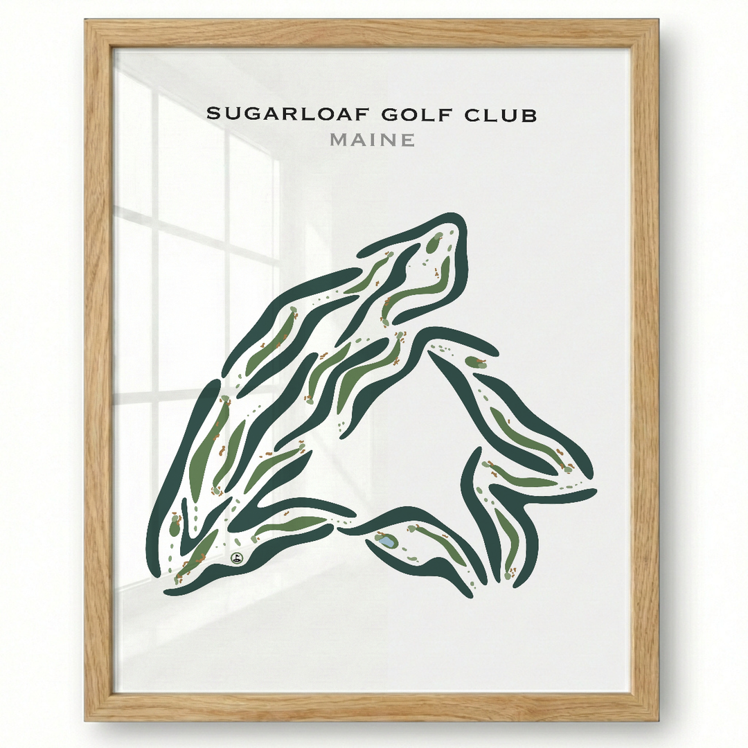 Sugarloaf Golf Club, Maine - Printed Golf Courses