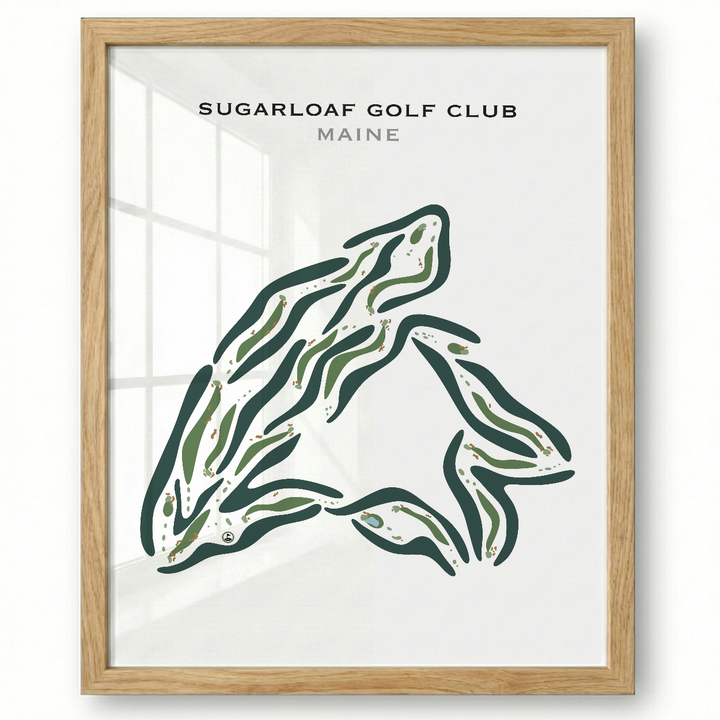 Sugarloaf Golf Club, Maine - Printed Golf Courses