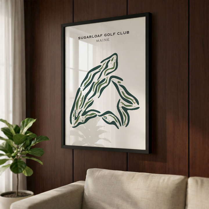 Sugarloaf Golf Club, Maine - Printed Golf Courses