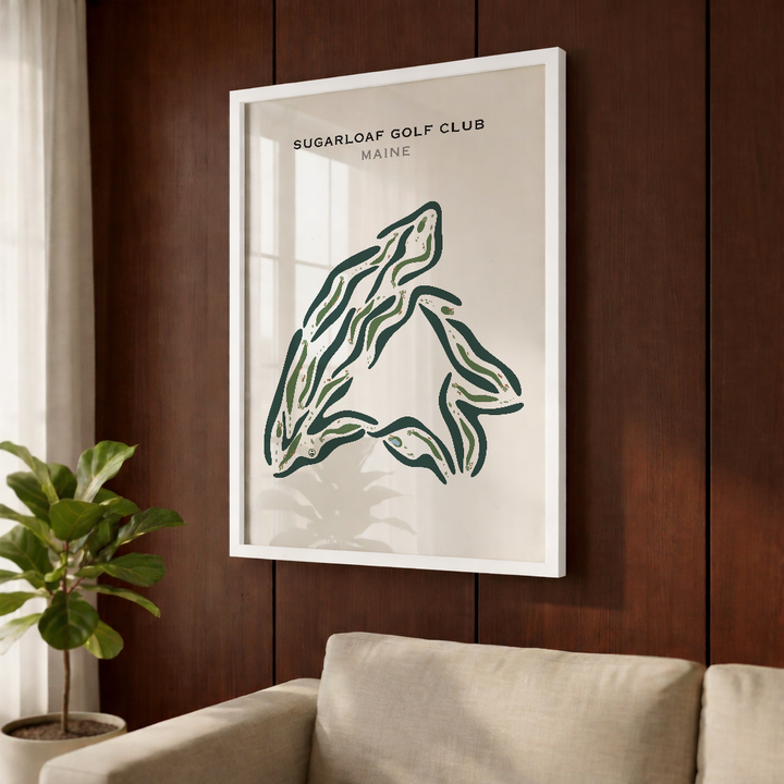 Sugarloaf Golf Club, Maine - Printed Golf Courses