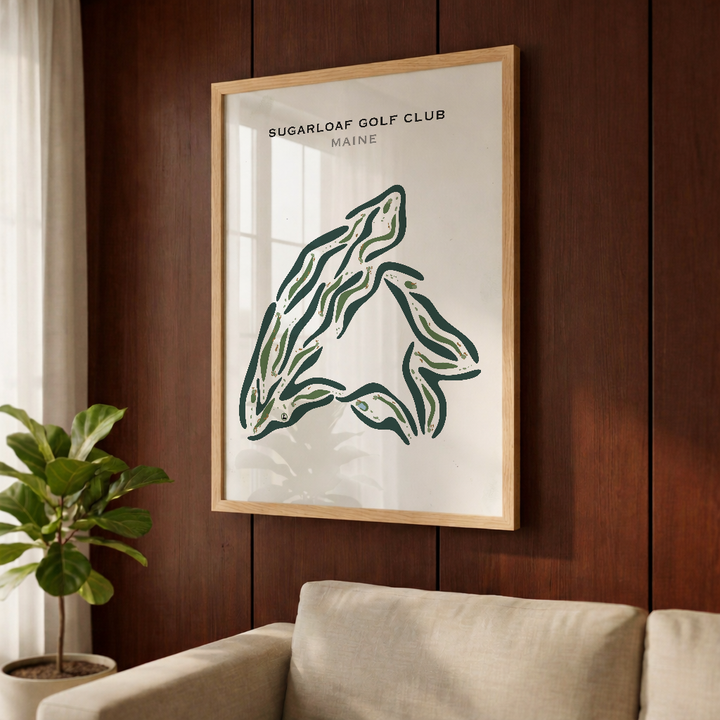 Sugarloaf Golf Club, Maine - Printed Golf Courses