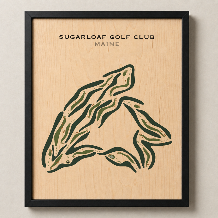 Sugarloaf Golf Club, Maine - Printed Golf Courses