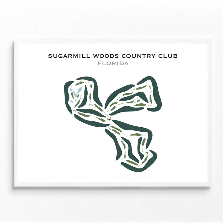 Sugarmill Woods Country Club, Florida - Printed Golf Courses
