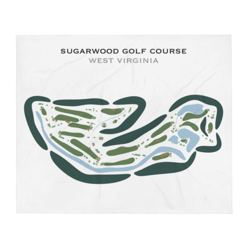 Sugarwood Golf Course, West Virginia - Printed Golf Courses