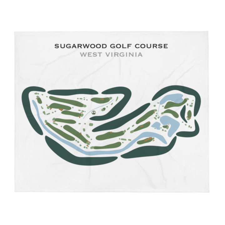 Sugarwood Golf Course, West Virginia - Printed Golf Courses