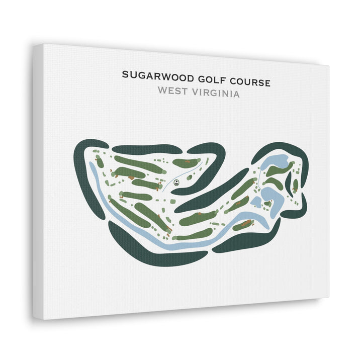 Sugarwood Golf Course, West Virginia - Printed Golf Courses