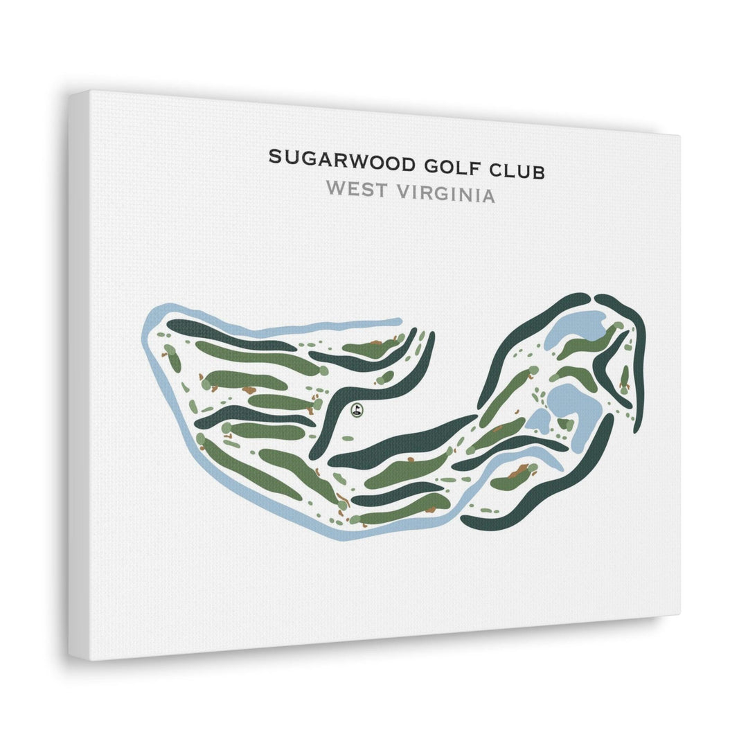 Sugarwood Golf Course, West Virginia - Printed Golf Courses - Golf Course Prints
