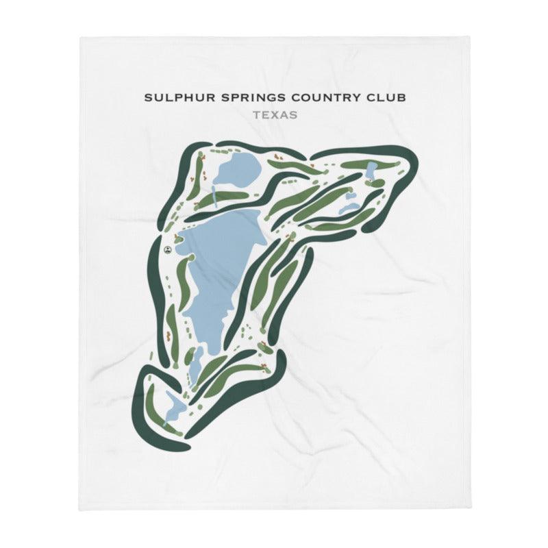 Sulphur Springs Country Club, Texas - Printed Golf Courses - Golf Course Prints