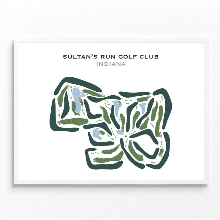 Sultan's Run Golf Club, Indiana - Printed Golf Courses