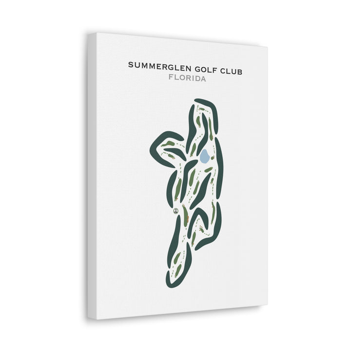 SummerGlen Golf Club, Florida - Printed Golf Courses
