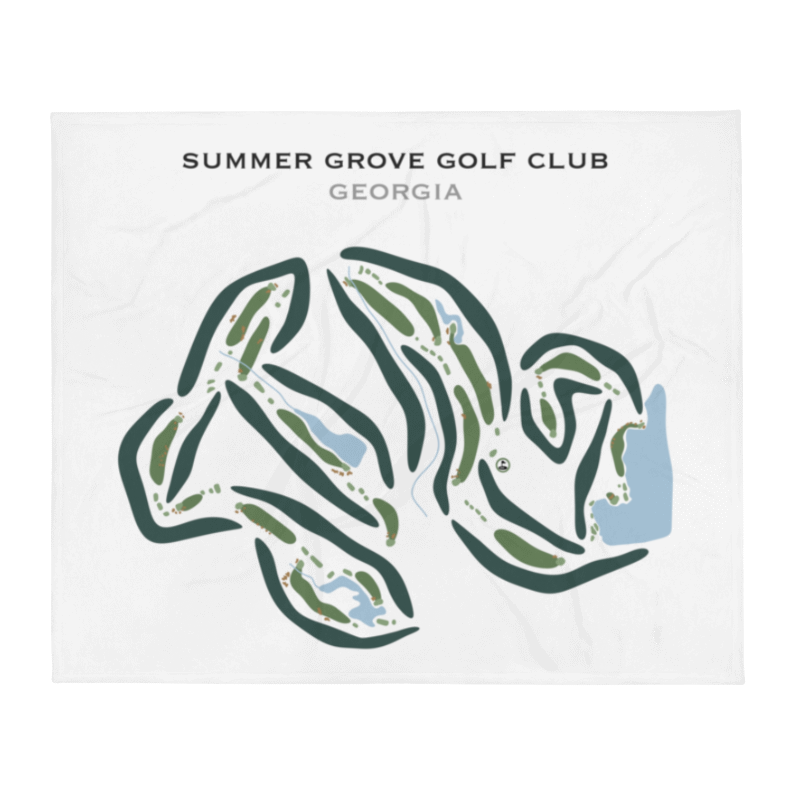 Summer Grove Golf Club, Georgia - Printed Golf Courses