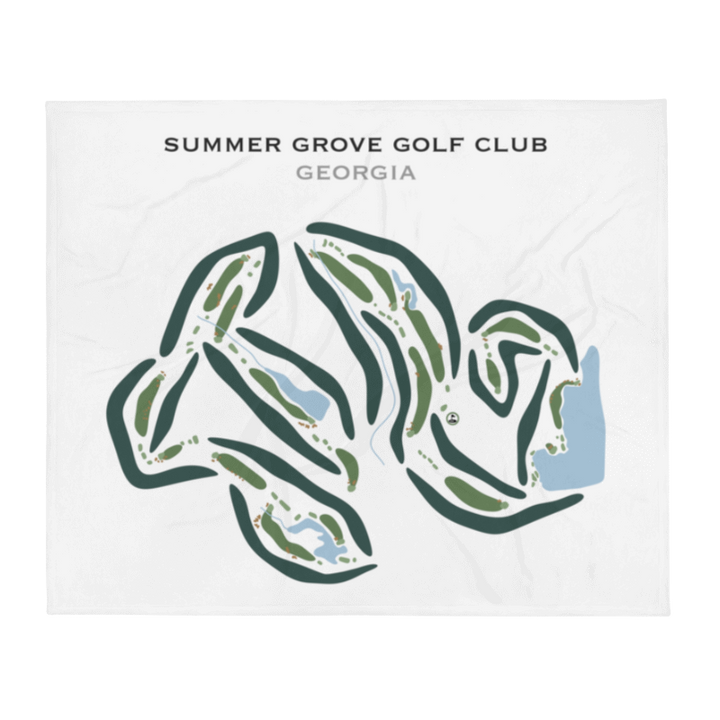 Summer Grove Golf Club, Georgia - Printed Golf Courses