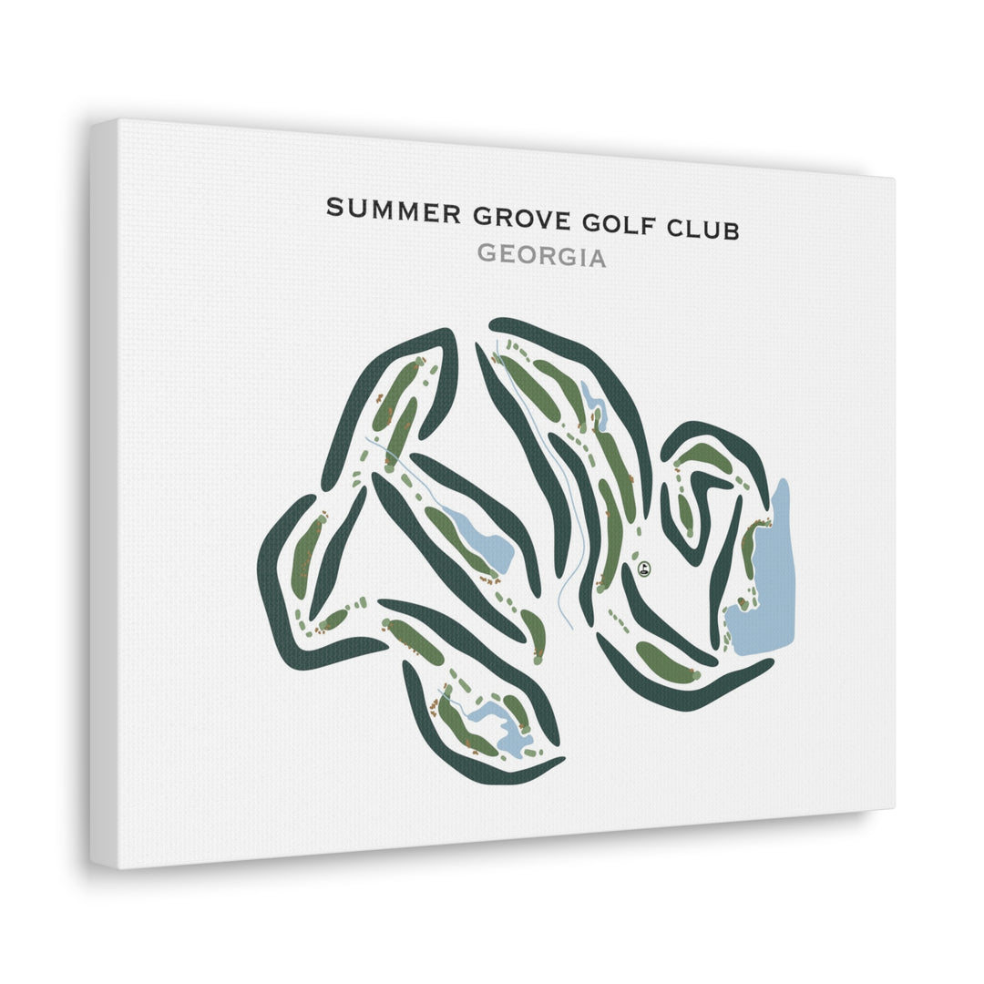 Summer Grove Golf Club, Georgia - Printed Golf Courses